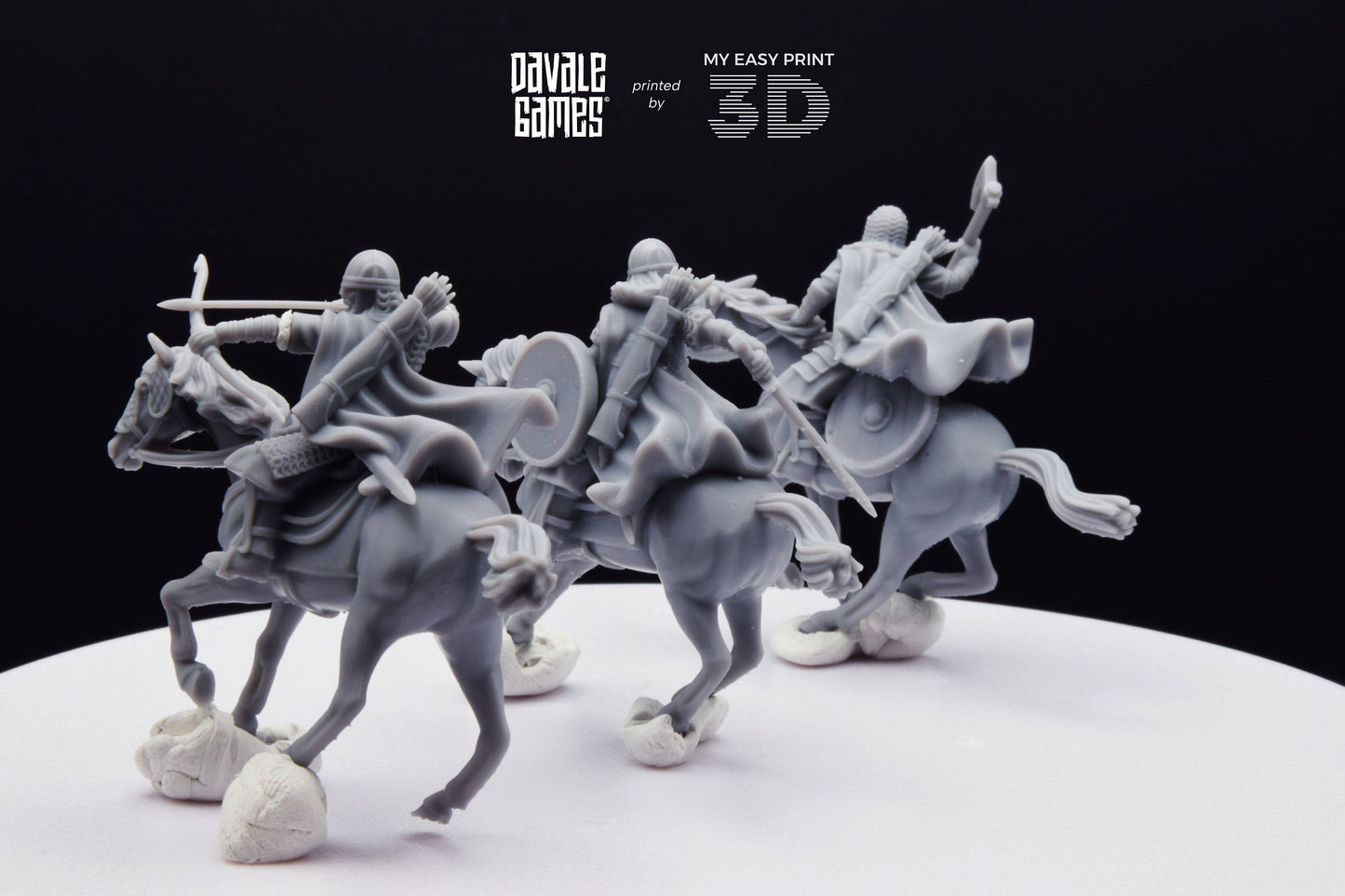 West Riders - Mounted - Davale Games - 3D Printed with high quality resin for LOTR/D&D games