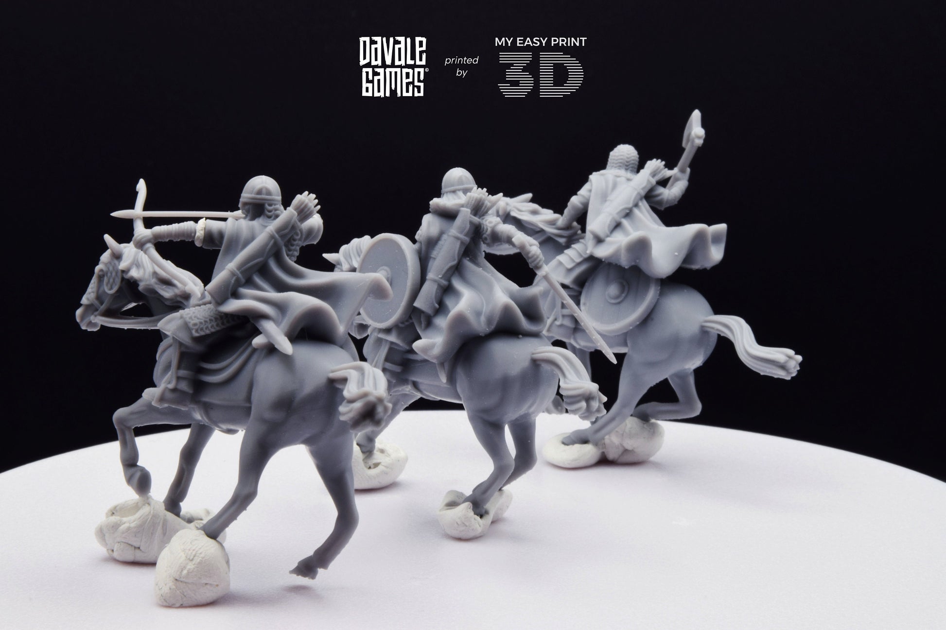 West Riders - Mounted - Davale Games - 3D Printed with high quality resin for LOTR/D&D games