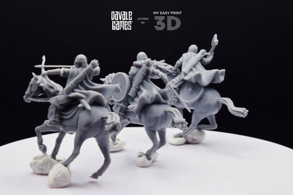 West Riders - Mounted - Davale Games - 3D Printed with high quality resin for LOTR/D&D games