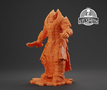 Gears Of War General Raam Ot Miniature - TheSTLSmith - 3D Printed with high quality resin for Skirmish/D&D games