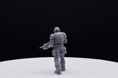 Gears Of War Anthony Carmine Ot Miniature - TheSTLSmith - 3D Printed with high quality resin for Skirmish/D&D games