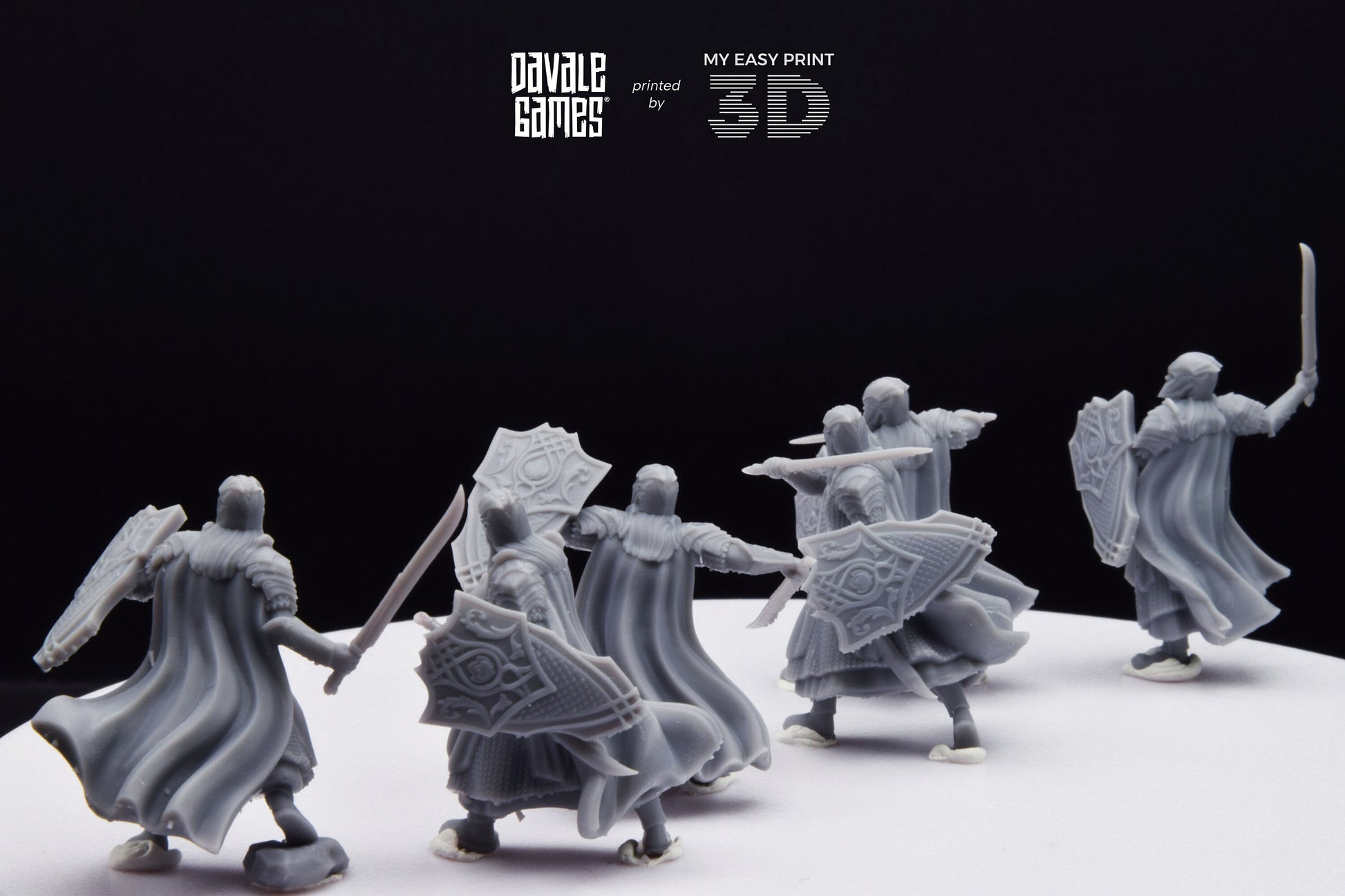 Armoured Wood Elf with Sword - Davale Games - 3D Printed with high quality resin for LOTR/D&D games
