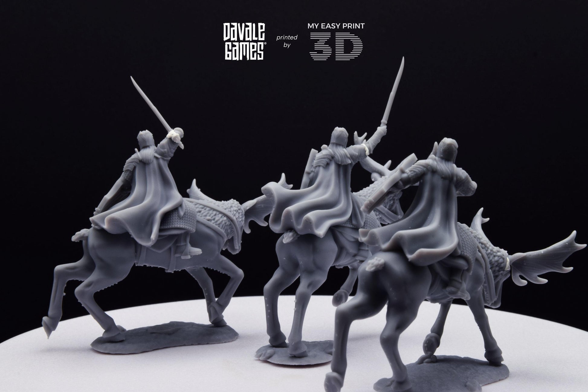 Armoured Wood Elf on Elk - Mounted - Davale Games - 3D Printed with high quality resin for LOTR/D&D games
