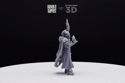 Bordörgin The Great Sorcerer - Dragon Army - Davale Games - 3D Printed with high quality resin for LOTR/D&D games