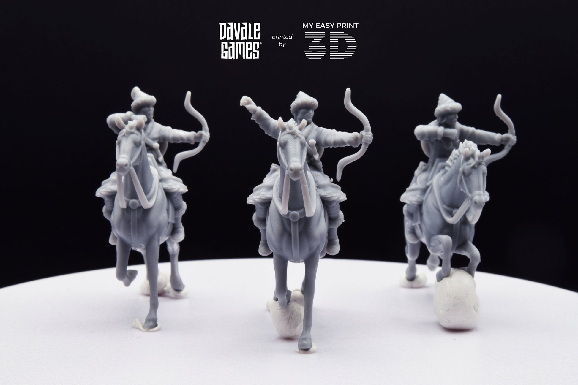 The Huns Mounted Archers - Battle of The Catalaunian Plains - Davale Games - Historical games - 3D Printed with high quality resin
