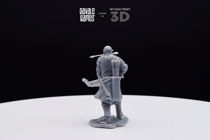 Blood-Handed Captain with Crossbow - Davale Games - 3D Printed with high quality resin for LOTR/D&D games