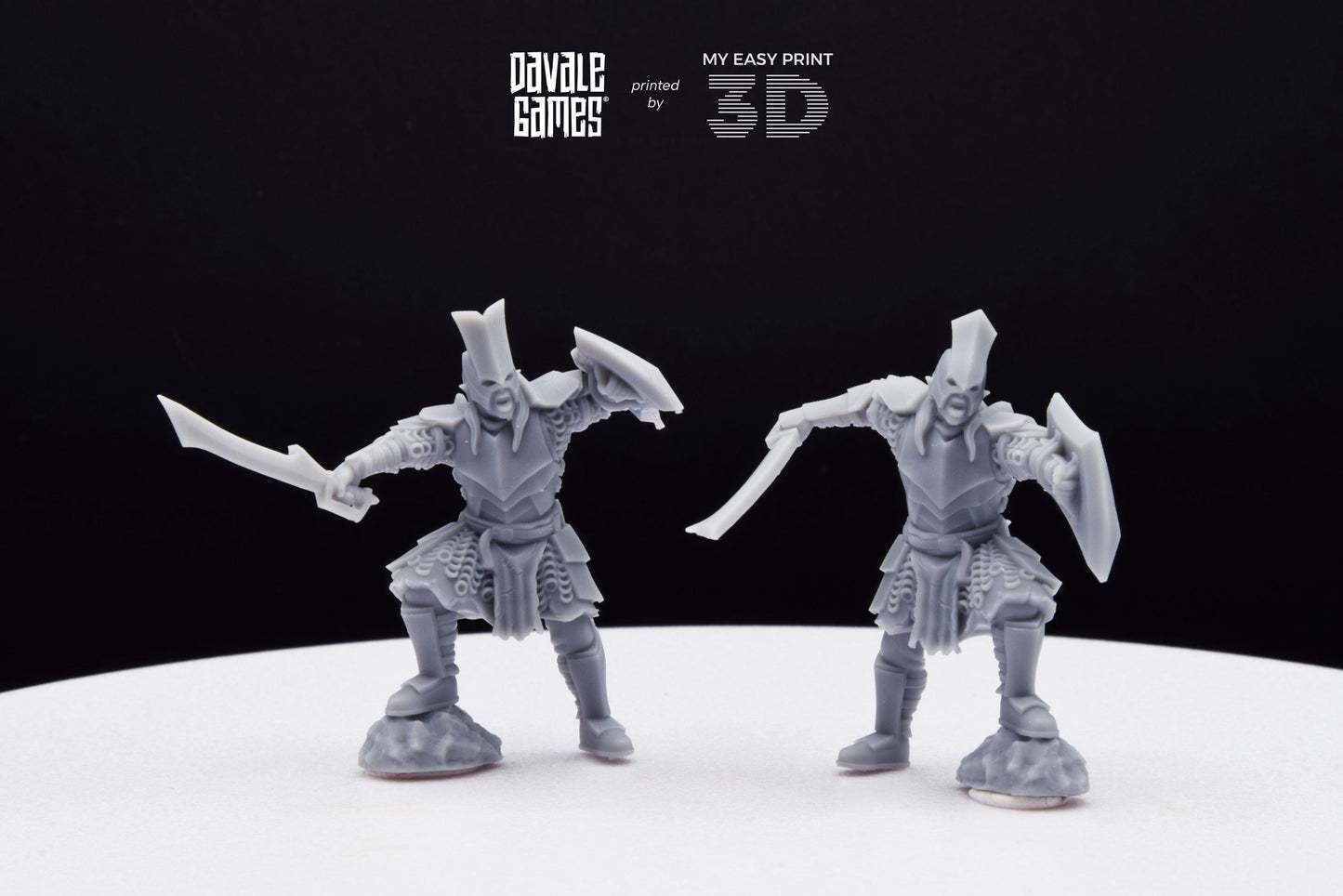 Captain Super Orc - Davale Games - 3D Printed with high quality resin for LOTR/D&D games