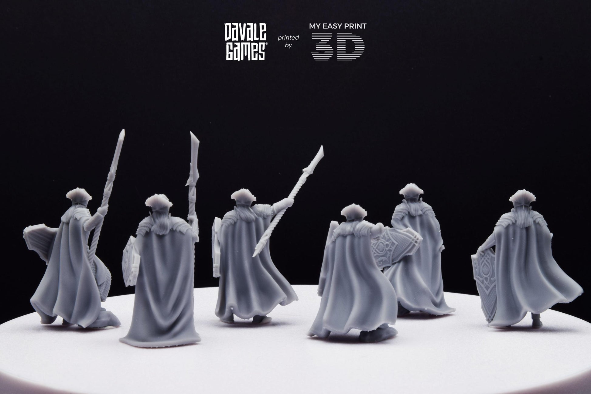 Wood Elf King Guard - Davale Games - 3D Printed with high quality resin for LOTR/D&D games