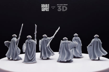 Wood Elf King Guard - Davale Games - 3D Printed with high quality resin for LOTR/D&D games