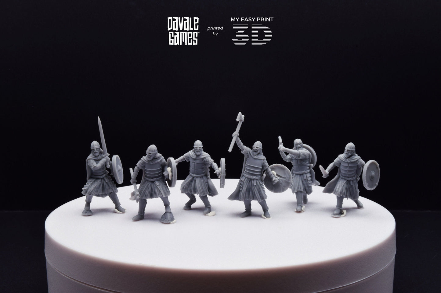 West Human elite on foot - Davale Games - 3D Printed with high quality resin for LOTR/D&D games
