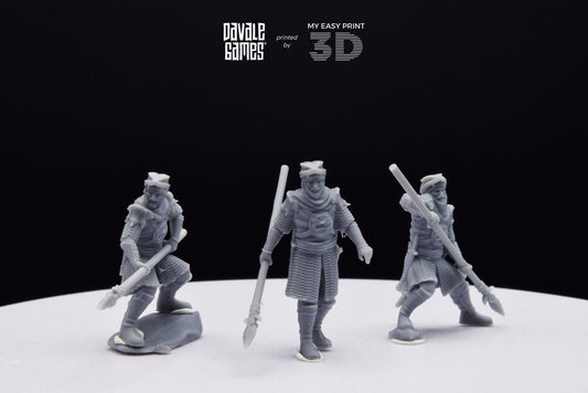 Snake Rider - Davale Games - 3D Printed with high quality resin for LOTR/D&D games