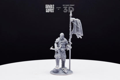 Khalüm Banner - Dead City - Davale Games - 3D Printed with high quality resin for LOTR/D&D games