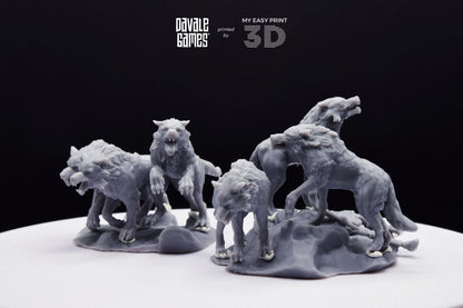 Fenrir Wolf Litter (ODIN) - Davale Games - Mythological games - 3D Printed with high quality resin