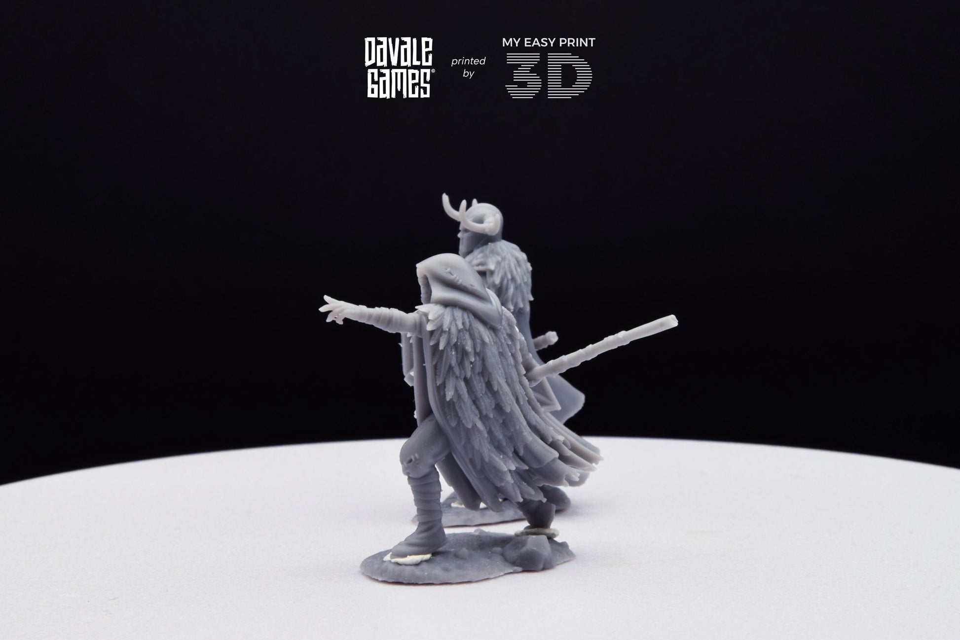 Aratch and Hetch, Khalüm Commanders - Dead City - Davale Games - 3D Printed with high quality resin for LOTR/D&D games
