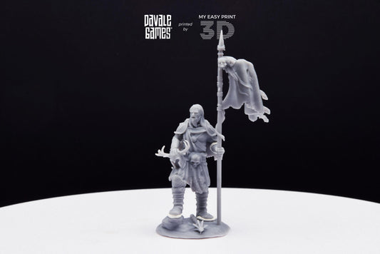 Khalüm Banner - Dead City - Davale Games - 3D Printed with high quality resin for LOTR/D&D games