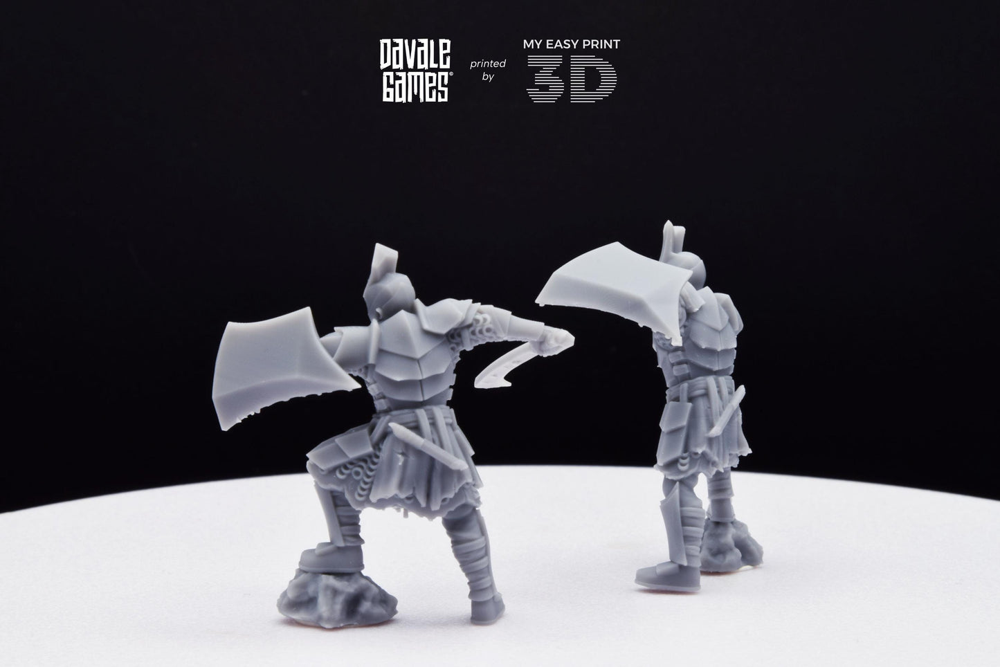Captain Super Orc - Davale Games - 3D Printed with high quality resin for LOTR/D&D games
