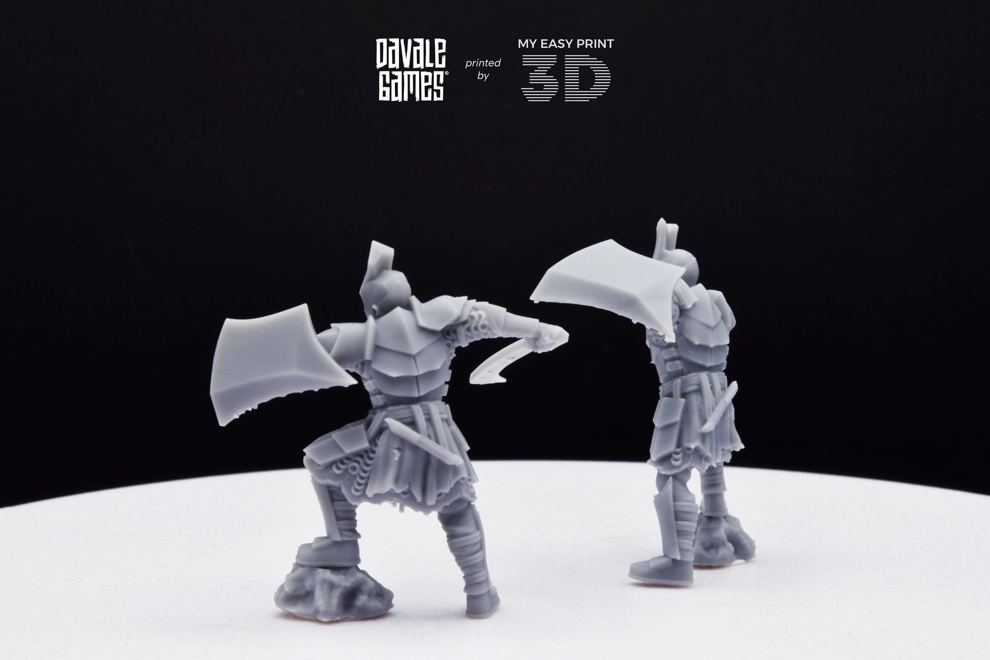 Captain Super Orc - Davale Games - 3D Printed with high quality resin for LOTR/D&D games