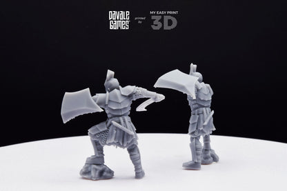 Captain Super Orc - Davale Games - 3D Printed with high quality resin for LOTR/D&D games