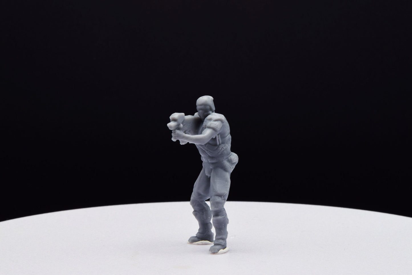 Doom ZSec Machinegun Miniature - Fanmade - TheSTLSmith - 3D Printed with high quality resin for Skirmish/D&D games