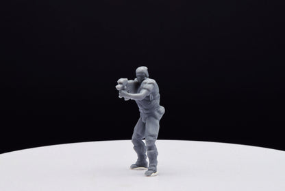 Doom ZSec Machinegun Miniature - Fanmade - TheSTLSmith - 3D Printed with high quality resin for Skirmish/D&D games