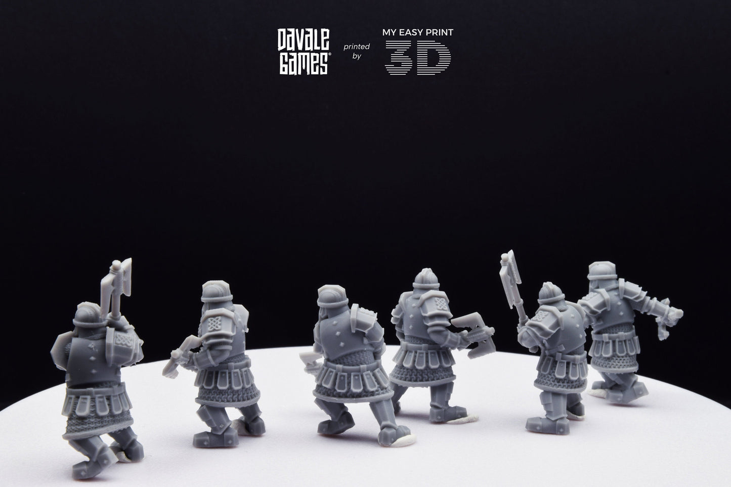 Kalak Guard Dwarf - Davale Games - 3D Printed with high quality resin for LOTR/D&D games