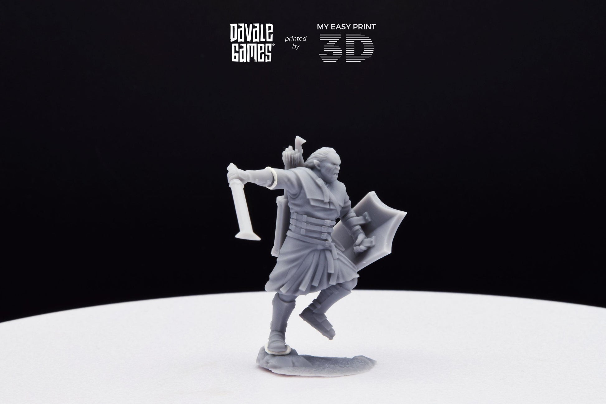 Outrider blood handed Main captain - Davale Games - 3D Printed with high quality resin for LOTR/D&D games
