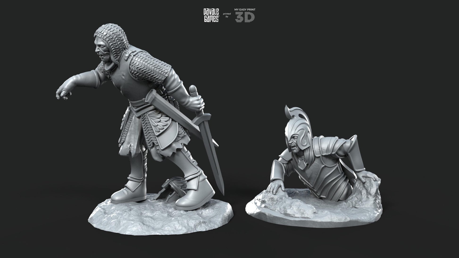 Spirits - Davale Games - 3D Printed with high quality resin for LOTR/D&D games