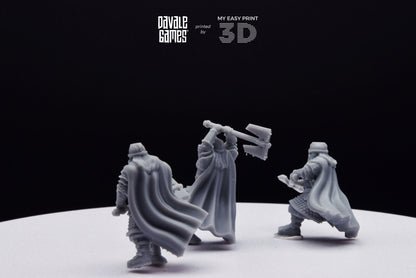 Kalak Dwarf King Guard - Davale Games - 3D Printed with high quality resin for LOTR/D&D games