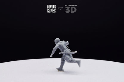 Snake Army Assassin - Davale Games - 3D Printed with high quality resin for LOTR/D&D games