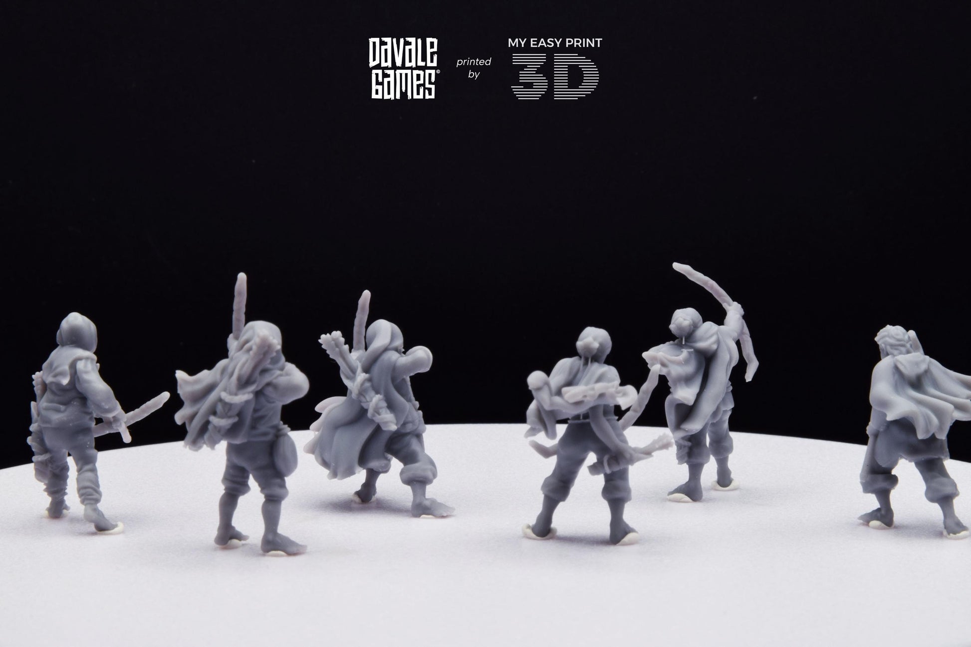 Halfmen Archer - Davale Games - 3D Printed with high quality resin for LOTR/D&D games