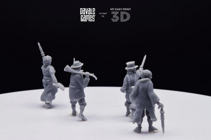 Halfmen Oficial - Davale Games - 3D Printed with high quality resin for LOTR/D&D games