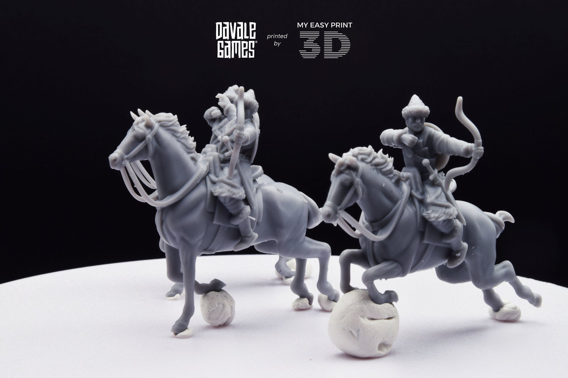 The Huns Mounted Archers - Battle of The Catalaunian Plains - Davale Games - Historical games - 3D Printed with high quality resin