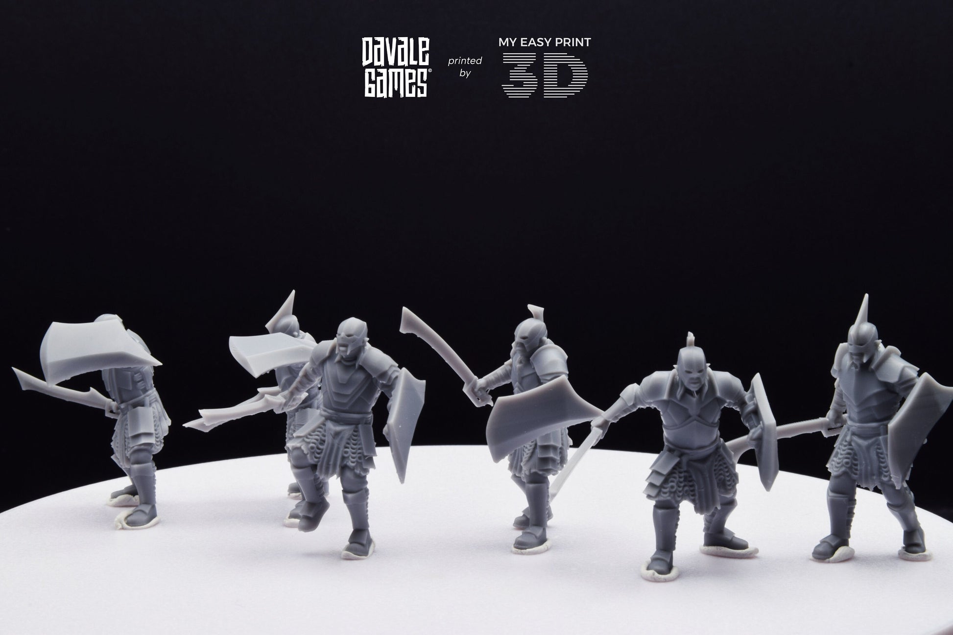 Super Orc Swordsman - Davale Games - 3D Printed with high quality resin for LOTR/D&D games