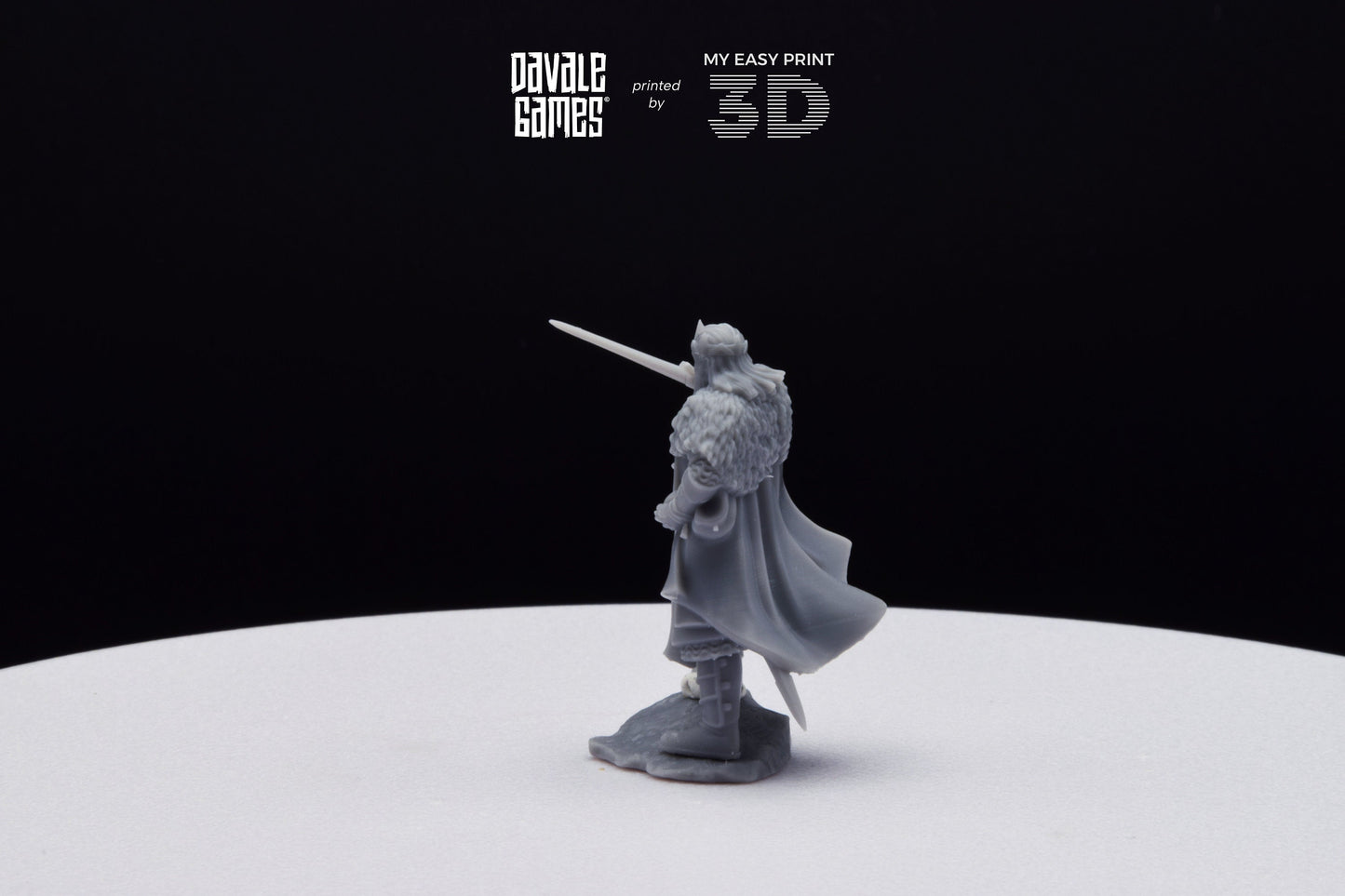 Last king from the North - Davale Games - 3D Printed with high quality resin for LOTR/D&D games