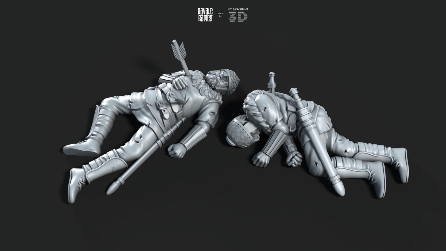 Gepids Casualties - Davale Games - Historical games - 3D Printed with high quality resin
