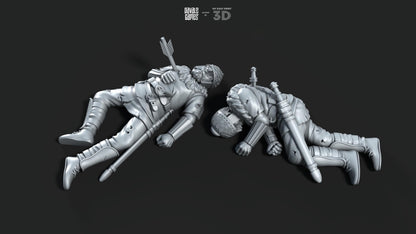Gepids Casualties - Davale Games - Historical games - 3D Printed with high quality resin