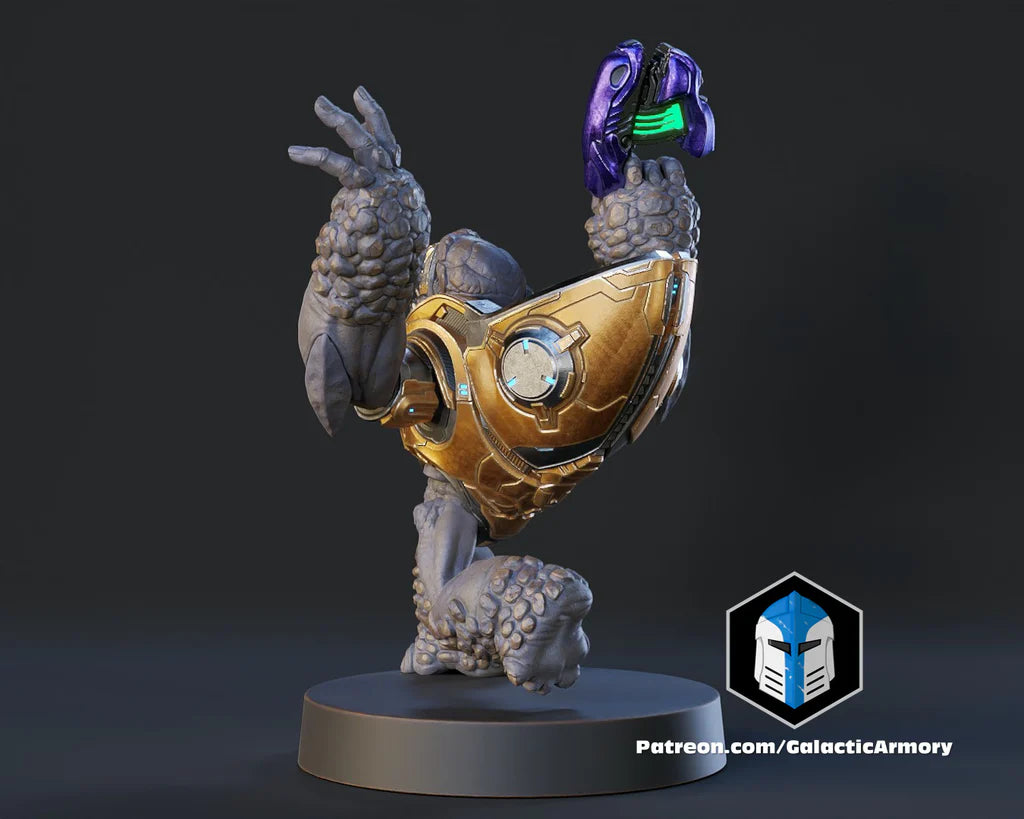 Halo Grunts Miniatures - Galactic Armory - 3D Printed with High Quality Resin for Wargame/Skirmish/D&D