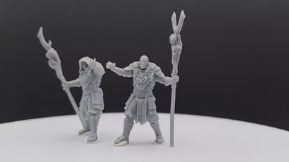 Shamans Super Orc - Davale Games - 3D Printed with high quality resin for LOTR/D&D games
