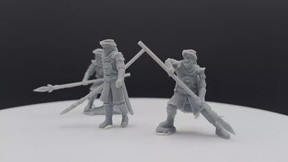 Snake Rider - Davale Games - 3D Printed with high quality resin for LOTR/D&D games