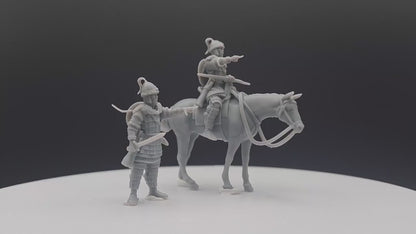 Attila the Hun - Battle of The Catalaunian Plains - Foot and Mounted - Davale Games - Historical games - 3D Printed with high quality resin
