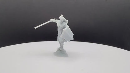Outrider blood handed Main captain - Davale Games - 3D Printed with high quality resin for LOTR/D&D games