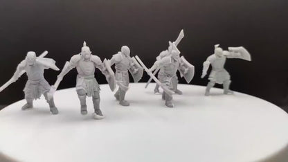 Super Orc Spearman - Davale Games - 3D Printed with high quality resin for LOTR/D&D games