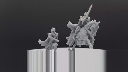 Lord of Dragons - Foot and Mounted - Davale Games - 3D Printed with high quality resin for LOTR/D&D games
