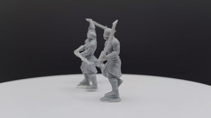 Blood-Handed Bersekers - Davale Games - 3D Printed with high quality resin for LOTR/D&D games