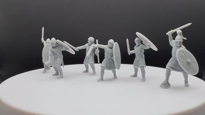 Roman Soldiers with Sword - Davale Games - Historical games - 3D Printed with high quality resin