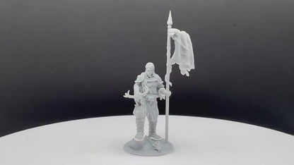 Khalüm Banner - Dead City - Davale Games - 3D Printed with high quality resin for LOTR/D&D games