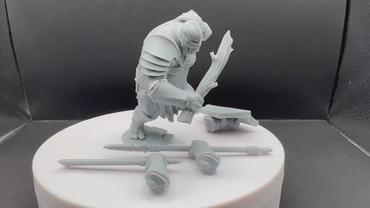 Blood-Handed Troll - Davale Games - 3D Printed with high quality resin for LOTR/D&D games