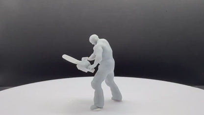 Doom Zombie Chainsaw Miniature - Fanmade - TheSTLSmith - 3D Printed with high quality resin for Skirmish/D&D games