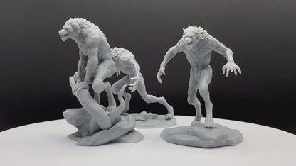 Lycanthropes of Anagar - Davale Games - 3D Printed with high quality resin for LOTR/D&D games