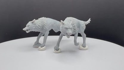 Savage Warg - Super Orcs - Davale Games - 3D Printed with high quality resin for LOTR/D&D games